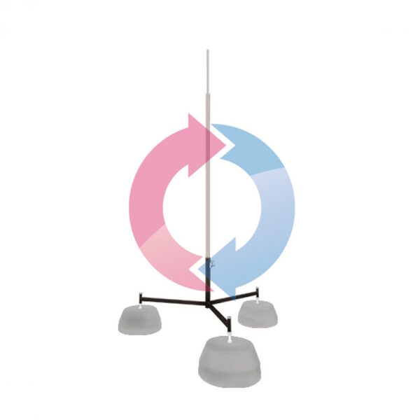 Молниеотвод на треноге с утяжелителями СММПт-6/1