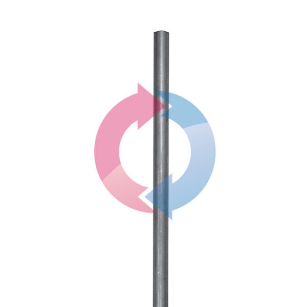 Молниеприемник 1 м, алюм.